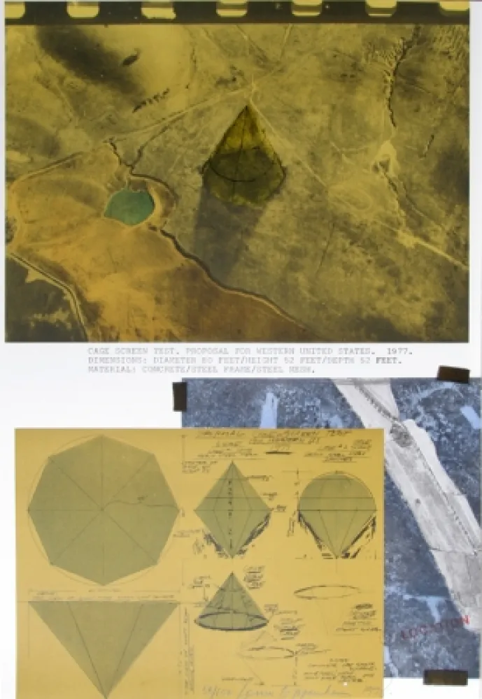Lithografie Oppenheim - Cage Screen Test