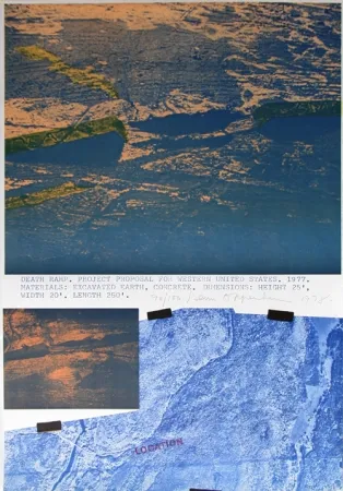 Zeefdruk Oppenheim - Death Ramp