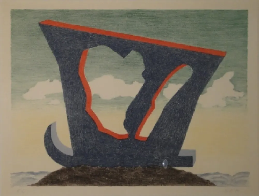 Lithografie Oppenheim - Le grand liparide, Silberschwanz. 