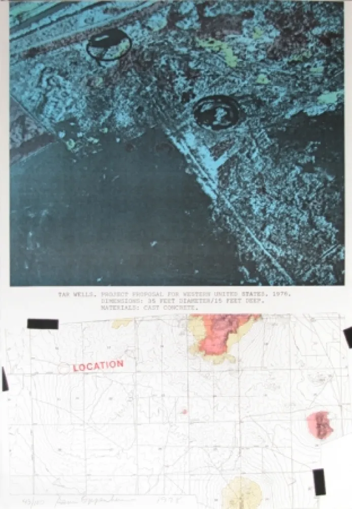 Zeefdruk Oppenheim - Tar Wells