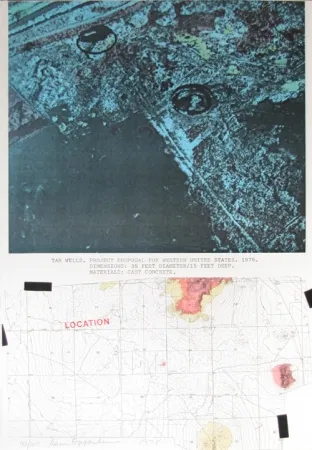 Zeefdruk Oppenheim - Tar Wells