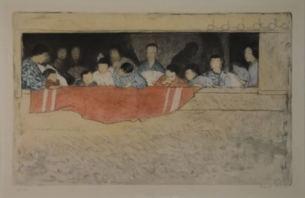 Ets Orlik - Japanische Kinder als Zuschauer bei einem Umzug