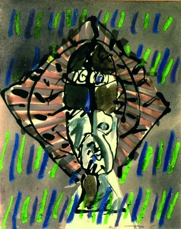 Lithografie Ortega - Figura 