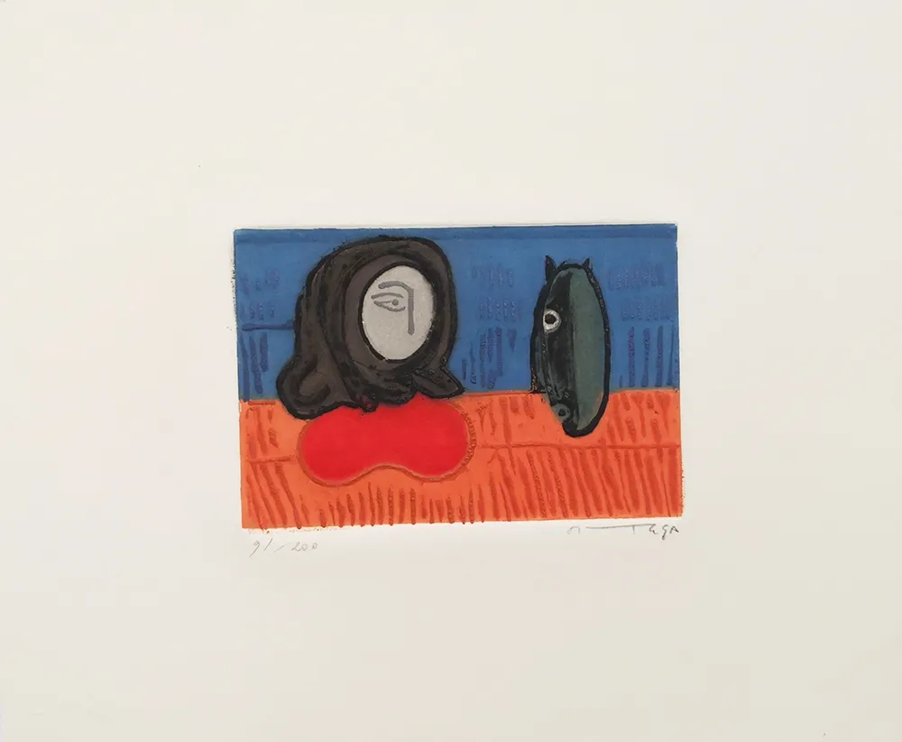 Ets Ortega - Figura con cavallo