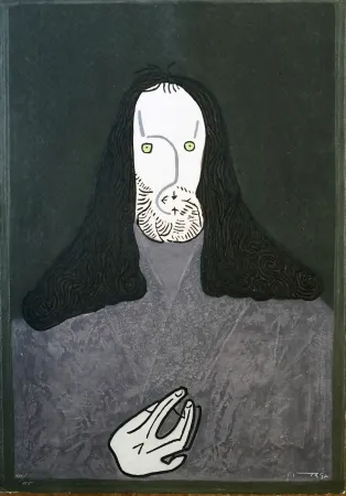 Ets Ortega - Ritratto mistico di monaco