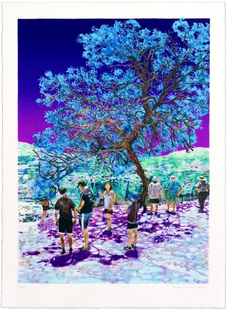 Lithografie Orzelek - Sans titre