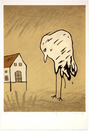 Lithografie Otsuki - Je rentre pas à la maison