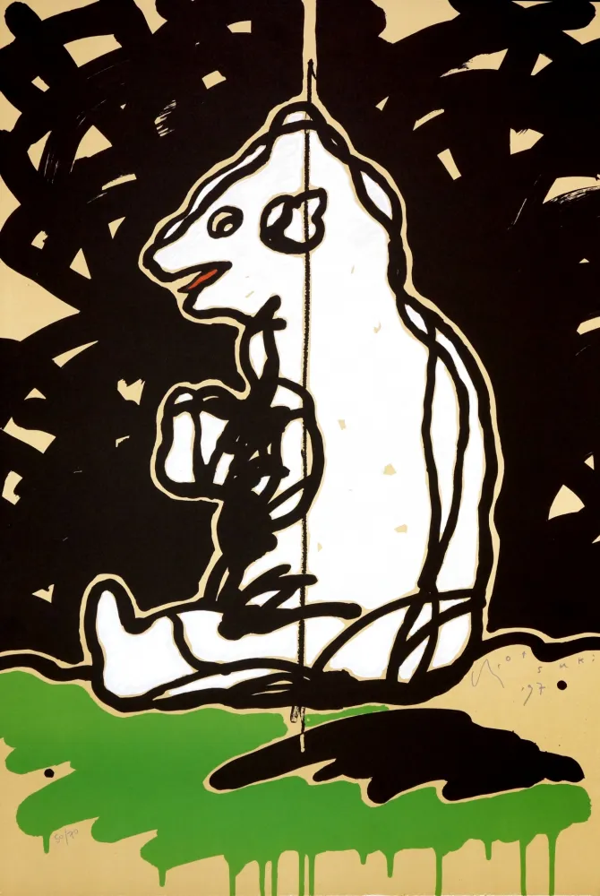 Lithografie Otsuki - Ours