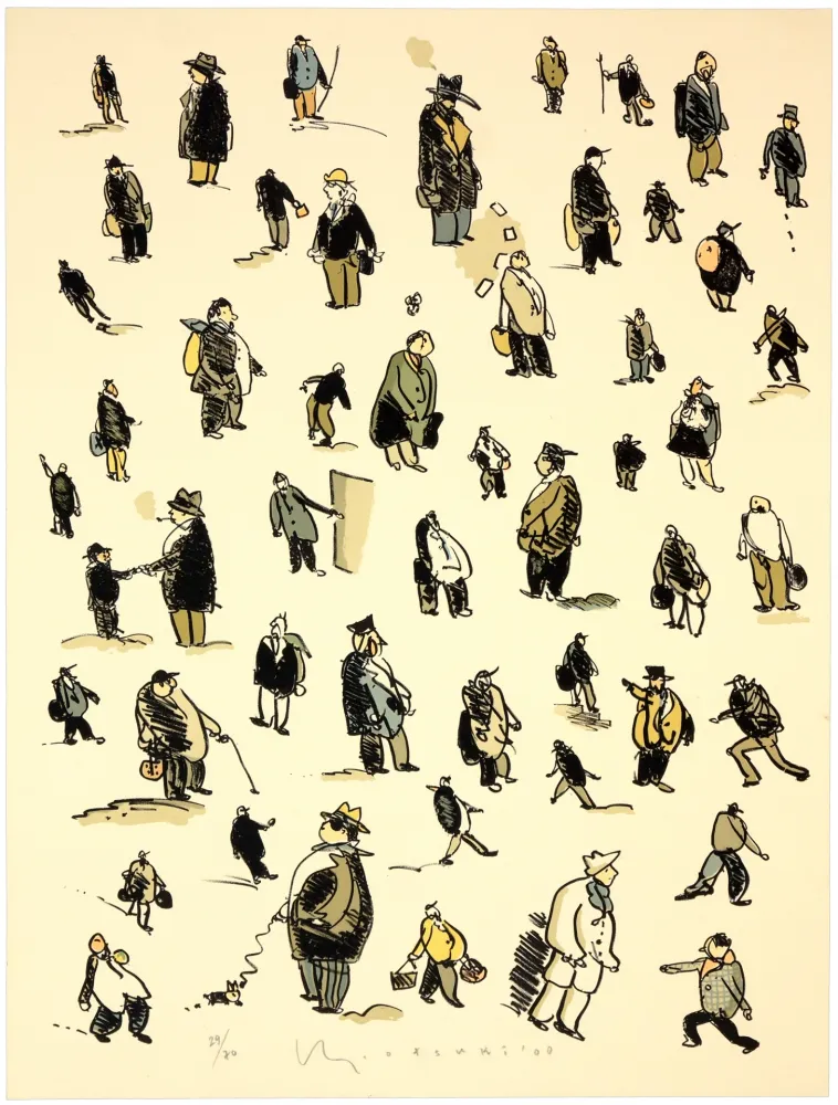 Lithografie Otsuki - Personnage