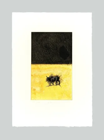 Ets En Aquatint Paladino - Bue