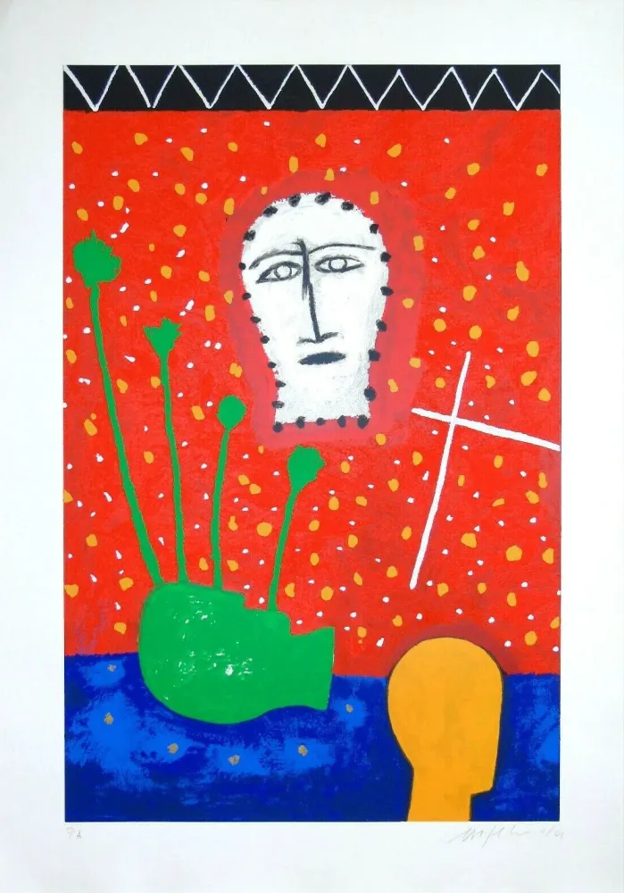 Zeefdruk Paladino - Composizione