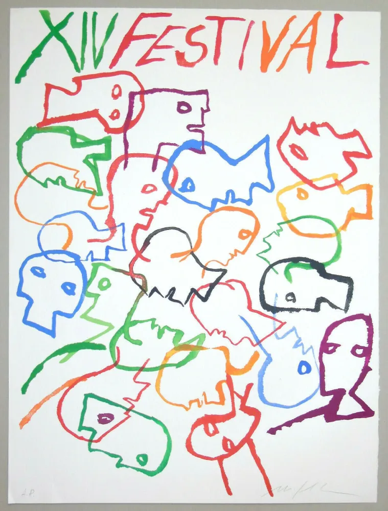 Zeefdruk Paladino - Festival