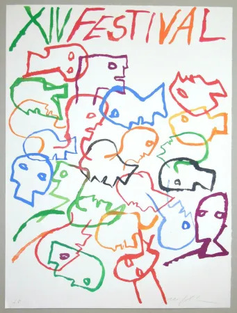 Zeefdruk Paladino - Festival