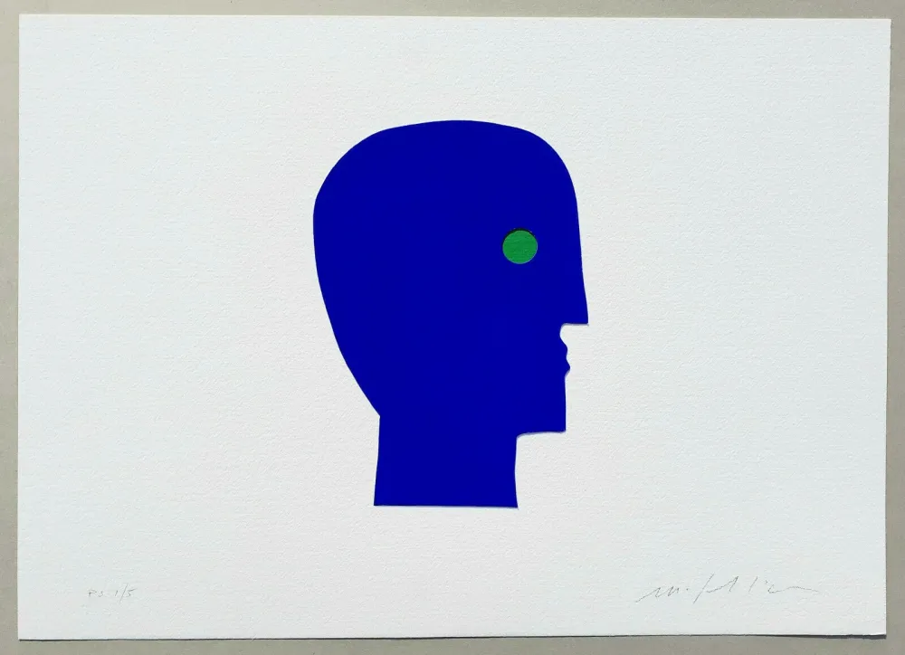 Zeefdruk Paladino - I volti