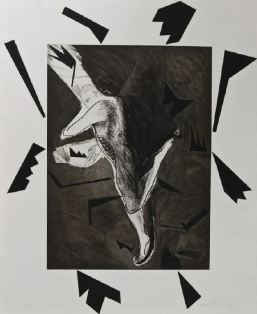 Aquatint Paladino - Il pattinatore