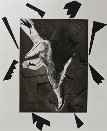 Aquatint Paladino - Il pattinatore