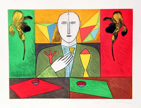 Ets En Aquatint Paladino - Mathematico 5