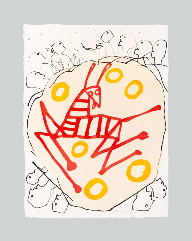 Zeefdruk Paladino - Pinocchio