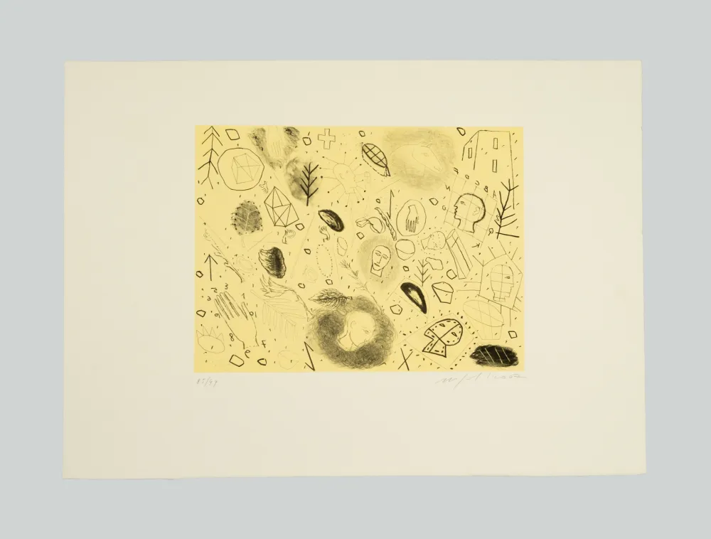 Lithografie Paladino - Senza titolo