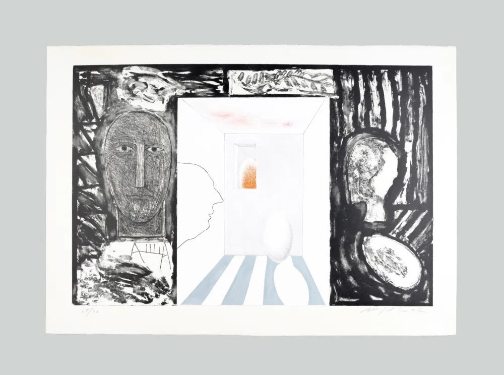 Lithografie Paladino - Senza titolo