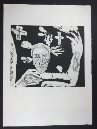 Aquatint Paladino - Untitled 