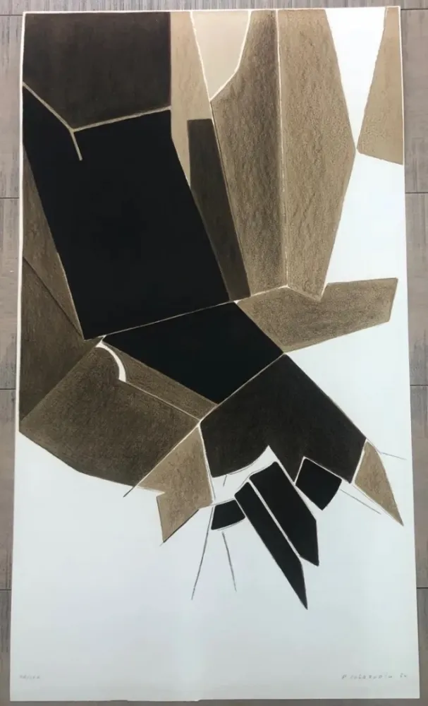 Lithografie Palazuelo - Affiche A.L. Paris