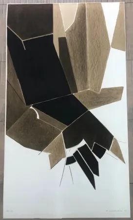 Lithografie Palazuelo - Affiche A.L. Paris