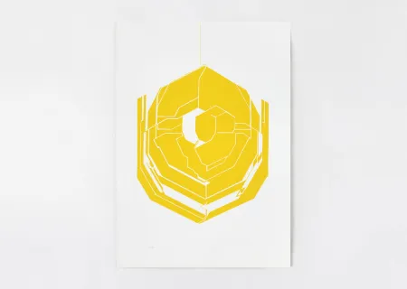 Lithografie Palazuelo - Emblema I (jaune)