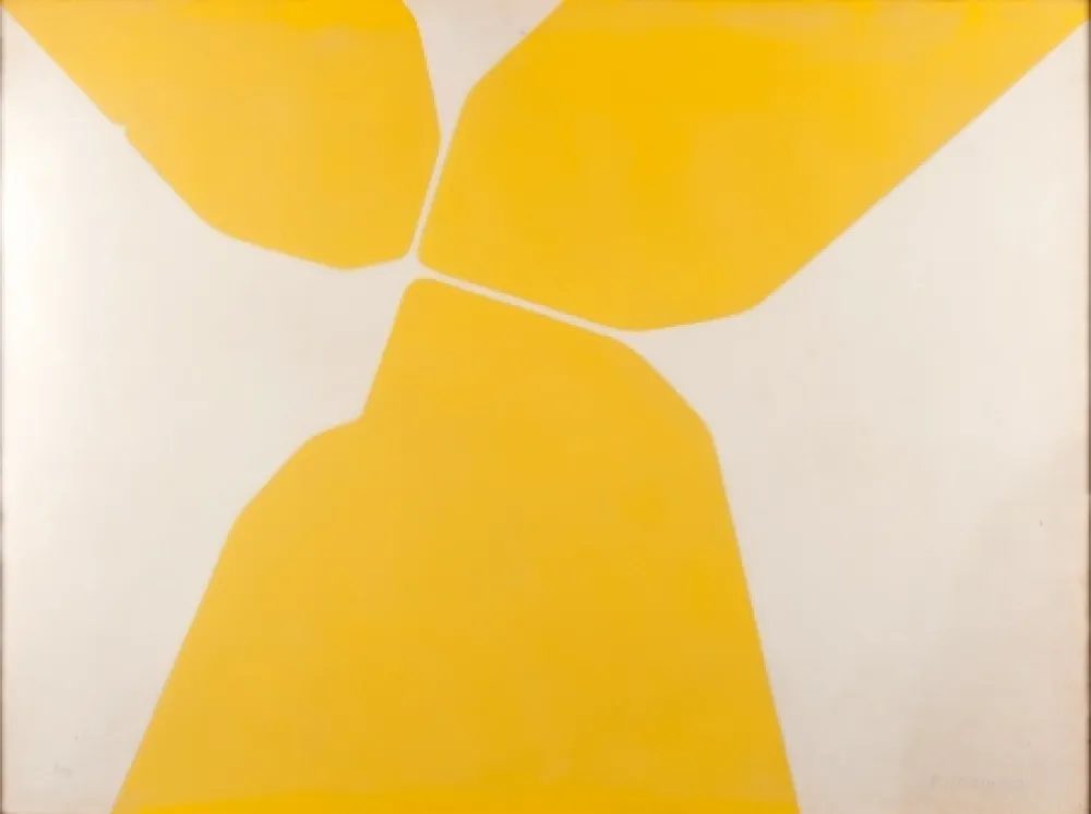 Aquatint Palazuelo - Gótica IV