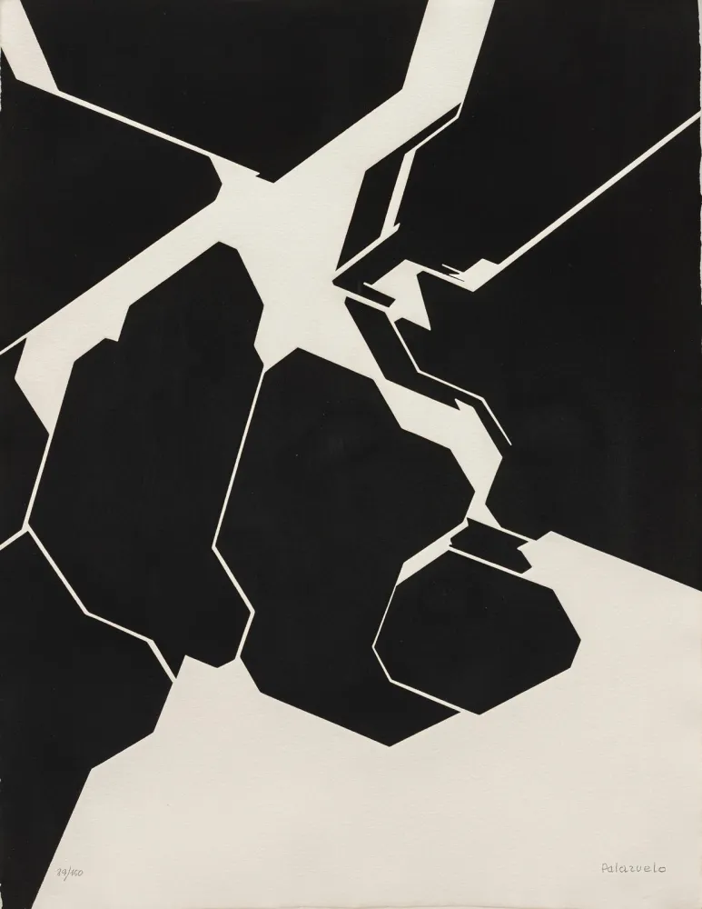 Aquatint Palazuelo - Lunariae VII