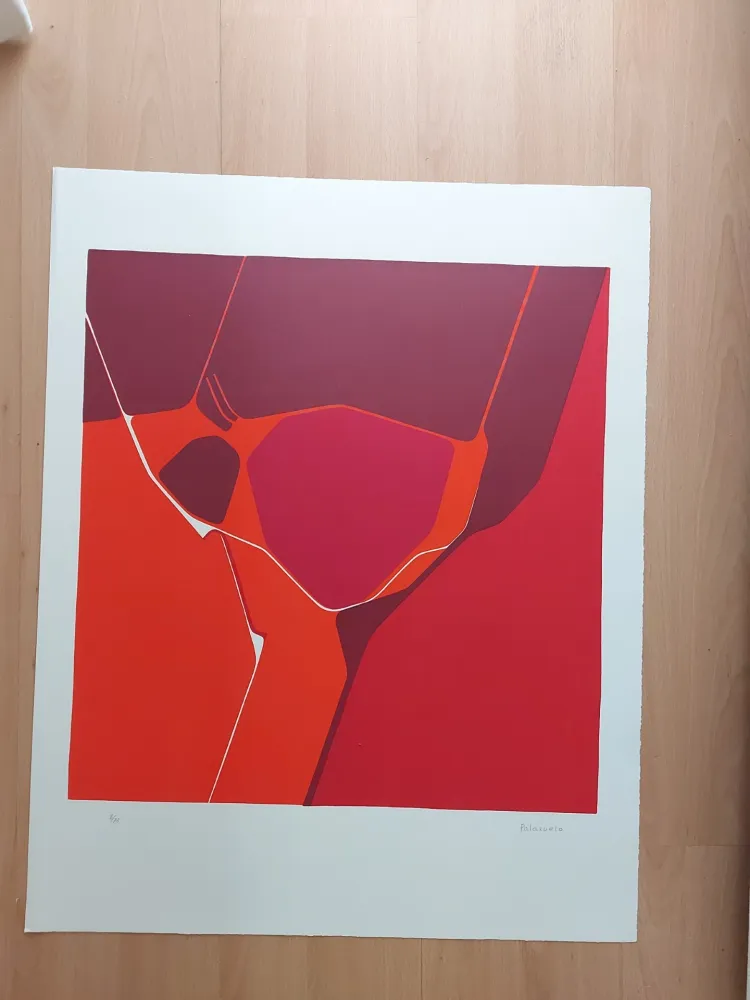 Lithografie Palazuelo - MOIS DU COEUR