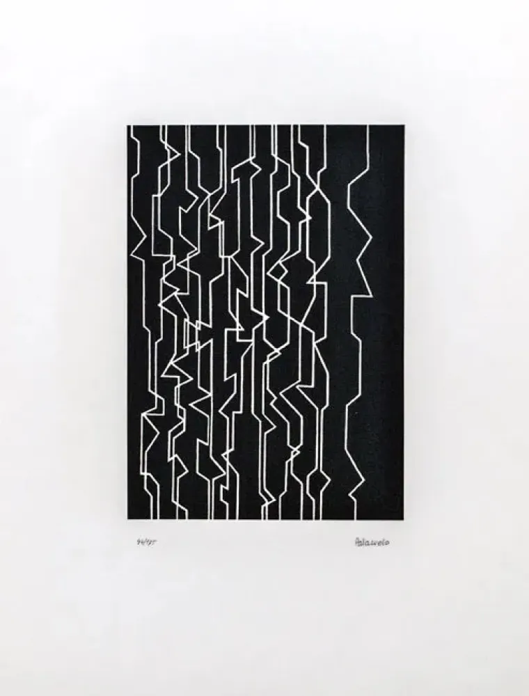 Lithografie Palazuelo - Musica I