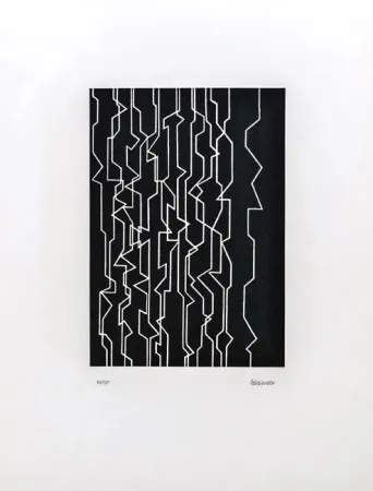 Lithografie Palazuelo - Musica I