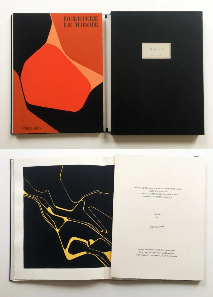 Geïllustreerd Boek Palazuelo - PALAZUELO. DERRIÈRE LE MIROIR n° 137. Avril 1963. TIRAGE DE LUXE SIGNÉ.