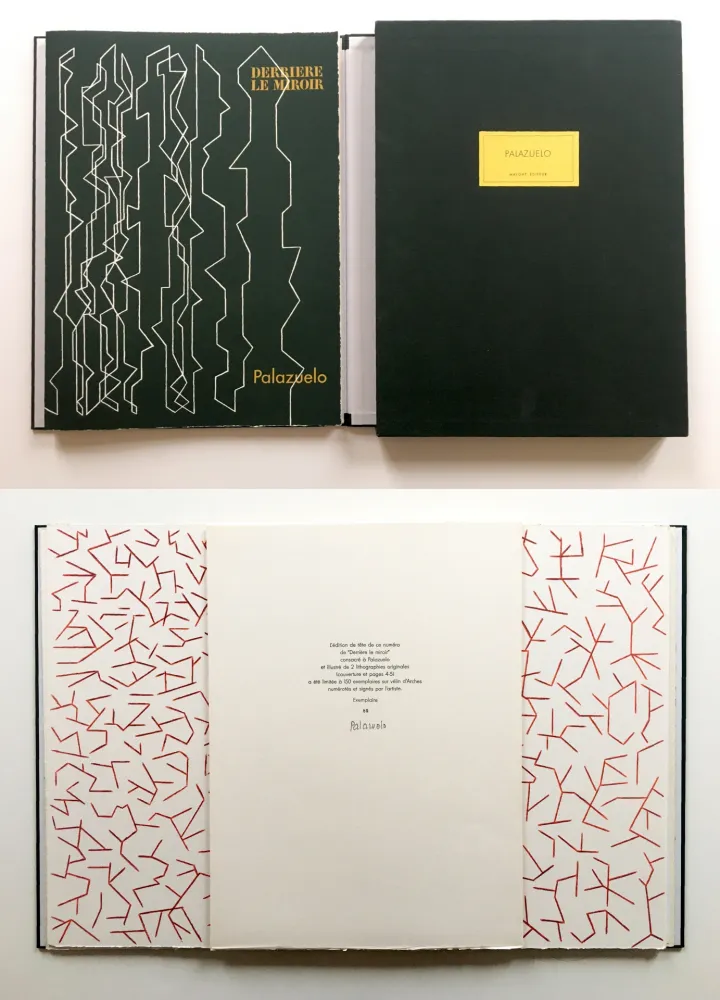 Geïllustreerd Boek Palazuelo - PALAZUELO. DERRIÈRE LE MIROIR n° 229. Mai 1978. TIRAGE DE LUXE SIGNÉ.