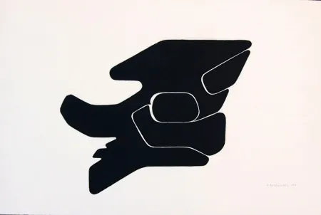 Lithografie Palazuelo - Sceaux II