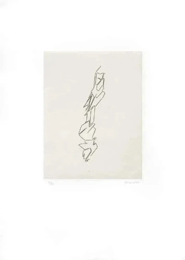 Ets En Aquatint Palazuelo - Script III