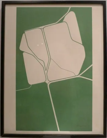 Zeefdruk Palazuelo - Sin título