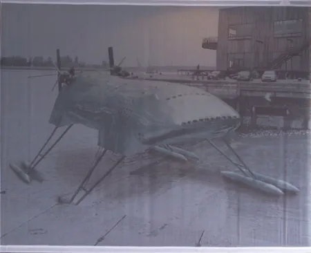 Multiple Panamarenko - Scotch Gambit at Rijnkaai, Antwerpen