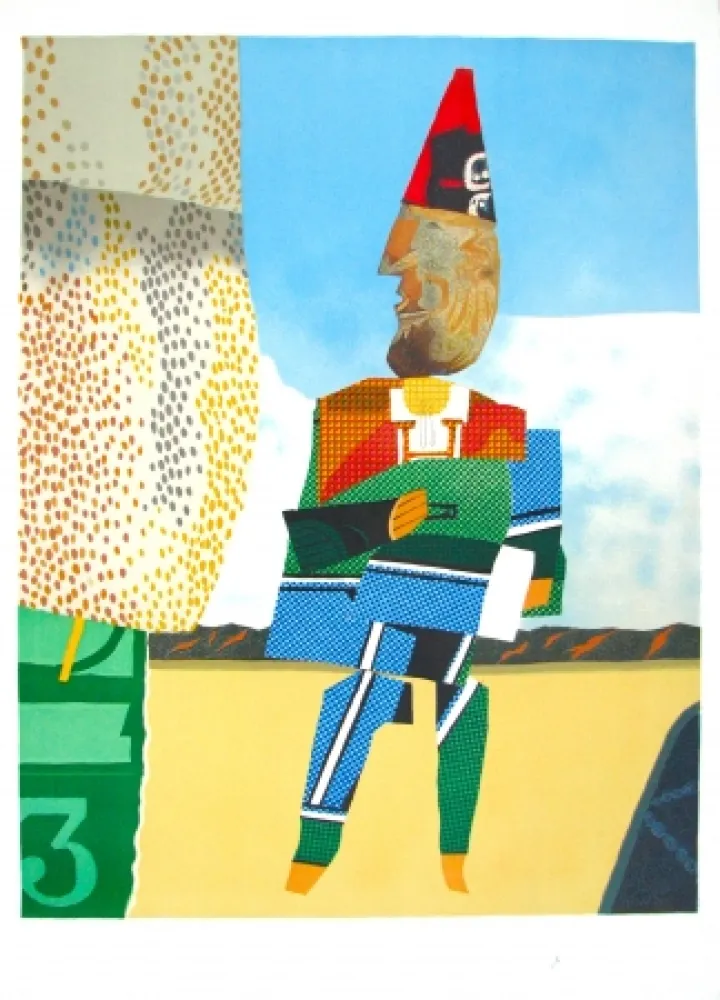 Lithografie Papart - Clown III