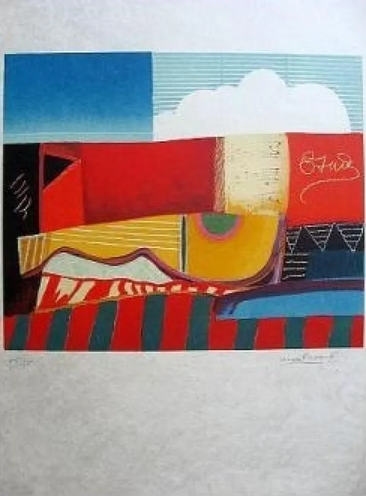 Lithografie Papart - Composition