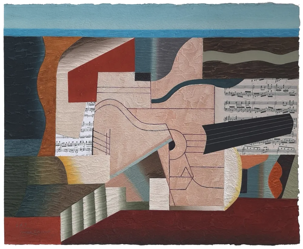 Reliëf Papart - Composition à la guitare