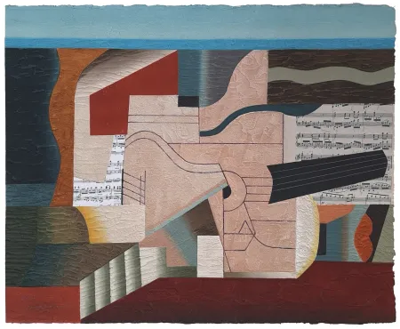 Reliëf Papart - Composition à la guitare