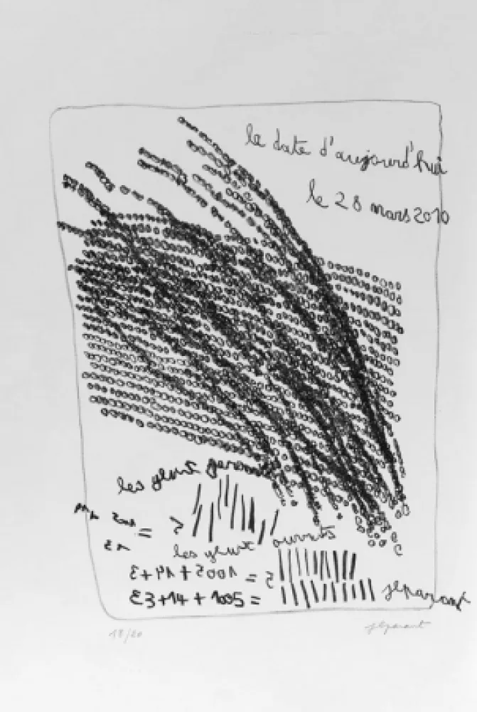 Lithografie Parant - Lithographie originale / Original lithograph