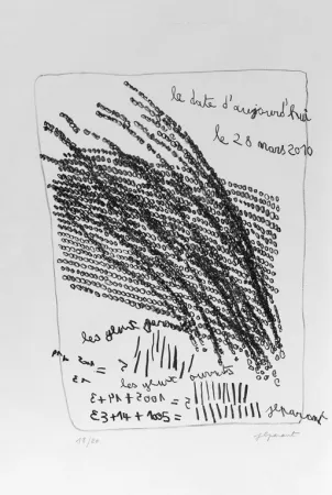 Lithografie Parant - Lithographie originale / Original lithograph