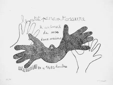 Lithografie Parant - Lithographie originale / Original lithograph