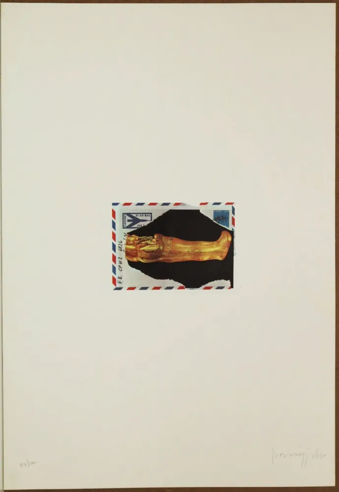 Lithografie Parmiggiani - Senza titolo