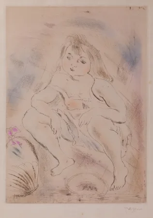 Ets En Aquatint Pascin - Cendrillon (Cinderella)