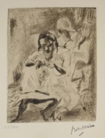 Droge Naald Pascin - Chercheuse de poux