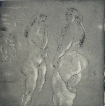 Ets En Aquatint Pascin - Comparaison